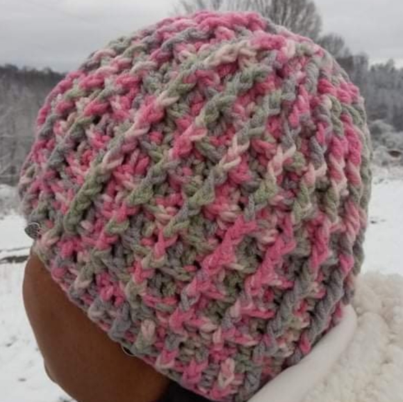 Handmade Crochet Unisex Winter Beanie - Picture 1 of 4